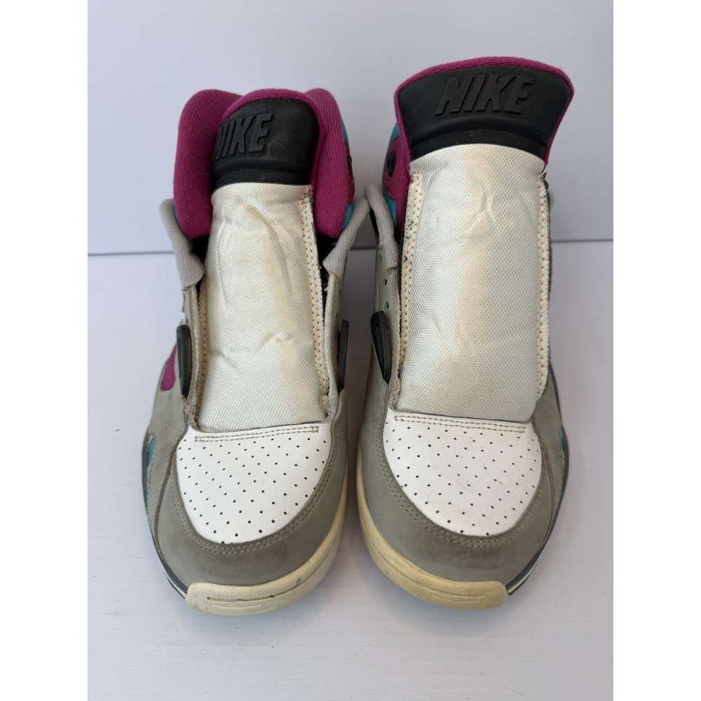 2013 Nike Air Flight 89 Grape Berry Magenta White Blue 443575-106 Sz 8 No Laces